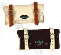 MONTEGRAPPA Borsello borsa sottosella in simil cuoio - 100% MADE IN ITALY - Panna/Marrone