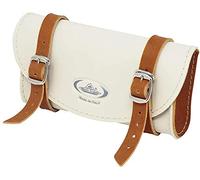 MONTEGRAPPA Borsello borsa sottosella in simil cuoio - 100% MADE IN ITALY - Panna/Marrone