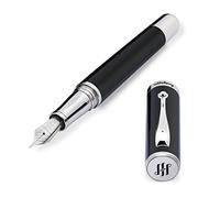 Montegrappa Collezione FIRMA, Penna Stilografica Colore Nero (Pennino B - Large)