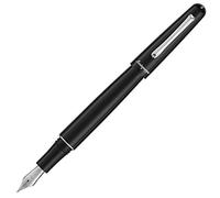 Montegrappa - Penna Collezione Elmo 01, Tipologia Stilografica - Pennino 9 - STUB 1.5 - Nero