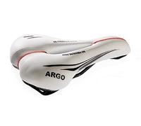 MONTEGRAPPA Sella Argo con Scarico prostatico Ideale Mountain Bike - Ibrida - Scatto Fisso/Bianco
