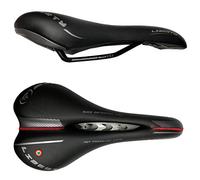 MONTEGRAPPA Sella Liberty Comoda per Bici Bicicletta sellino Gel con Morbido Cuscino Design Fit per Bici da Strada e Mountain Bike antiprostata (Nera)