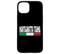 MONTEGROTTO TERME City Italia Travel Lovers Bandiera Italia Custodia per iPhone 15 Plus