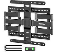 monTEK Supporto da parete per TV ultra sottile da 1,1" per TV da 37 a 75 pollici, supporto da parete per TV fino a 60 kg, max. VESA 400 x 400 mm