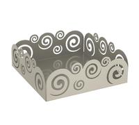 Montemaggi Portatovaglioli Riccioli 17cm Tortora Metallo