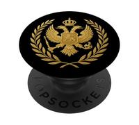 Montenegro Coat of Arms: Montenegro Eagle - Crna Gora PopSockets PopGrip Adesivo