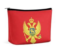 Montenegro Flag Borsa per il trucco leggera e impermeabile Borsa per cosmetici per borsa da viaggio Organizer