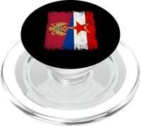 Montenegro Jugoslavia Mezza Bandiera Montenegrina Jugoslava PopSockets PopGrip per MagSafe