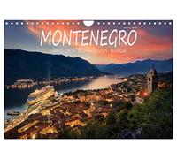 Montenegro - Land der schwarzen Berge (Wandkalender 2026 DIN A4 quer), CALVENDO Monatskalender: Ansichten aus dem Balkanland Montenegro