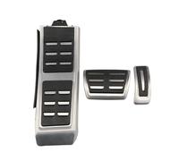 Montenna Accessori auto Pedali poggiapiedi freno carburante adatti for A4 B8 S4 A5 S5 8T Q5 SQ5 A6 C7 A7 S7 S6 4G A8 S8 4H Coperchio di protezione del pedale copri pedale frizione(AT With Rest)