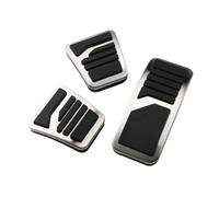 Montenna Copertura di protezione del pedale dell'auto, adatta for Mitsubishi, Eclipse Cross Eclipsecross PHEV 2017-2021 AT MT Pedali automatici in acciaio inossidabile copri pedale frizione(MT)