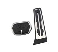 Montenna Copri pedali for auto, adatti for BMW, serie 1 2 F40 2020 2021 F45 F46 2015-2021 Accessori for freno automatici in acciaio inossidabile copri pedale frizione