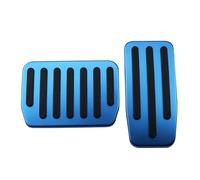 Montenna Copri pedali freno auto, adatti for Tesla, modello 3, Y, pedale acceleratore e, accessori, lega di alluminio copri pedale frizione(Blue)