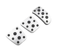 Montenna Copripedali for auto, pedali freno, adatti for Toyota, Vios 2014 + YARIS L 2017 + FS Pads senza foratura in acciaio inox AT MT Accessori copri pedale frizione(MT 3 PCS)