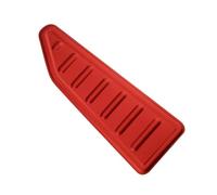 Montenna Pedale for auto, adatto for Jeep, Renegade 2014-2022 LHD Copripedale poggiapiedi Protezione pedale Parti in lega di alluminio copri pedale frizione(Red 1 pc)