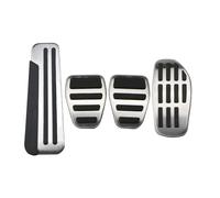 Montenna Pedale for auto AT MT in acciaio inossidabile, adatto for Renault Espace 2019 2020, parti, copertura del pedale freno, resto, coperture copri pedale frizione(MT With Rest)