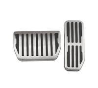Montenna Pedali for auto adatti for Land Rover Range Velar 2017 2018 2019 2020 2021 Coperchio di protezione del pedale freno in acciaio inossidabile copri pedale frizione(2Pcs AT Pedals)