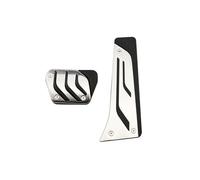 Montenna Pedali freno for auto con guida a destra adatti for BMW Serie 1 2 3 4 F20 F21 F22 F30 F31 F34 F32 GT 318 320i copri pedale frizione(AT Without Rest)
