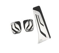 Montenna Pedali freno for auto con guida a destra adatti for BMW Serie 1 2 3 4 F20 F21 F22 F30 F31 F34 F32 GT 318 320i copri pedale frizione(MT Without Rest)