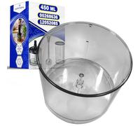 MONTERAL Ciotola per Frullatore a Immersione 450 ml con Codice Originale 00268636 12052085 per Bosch per Siemens - Garanzia di 10 Anni