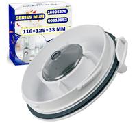 MONTERAL Coperchio del Frullatore Elettrico Ø 116x33 mm con Codice Originale 10005576 00610182 per Bosch Robot da Cucina Serie Mum - Garanzia di 10 Anni