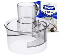 MONTERAL Filtro a Ciclone per Contenitore Polvere per Aspirapolvere con Filo Ø106 mm con Codice Originale 12022117 per Bosch - Garanzia di 10 Anni