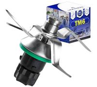 MONTERAL Gruppo Coltelli per Bimby TM6 con Guarnizione - Lame è Realizzato in Acciaio Inox per Vorwerk Robot da Cucina - Garanzia di 10 Anni