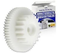 MONTERAL Ingranaggio Spremiagrumi Elettrico per Braun BR67050175 67050175 | BR64979636 per MPZ22 Multiquick 5 Citromatic Spremi Agrumi Elettronico - Garanzia di 10 Anni - MONTERAL