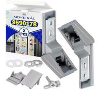 MONTERAL Kit Cerniere Maniglia Frigorifero con Codice Originale 9590178 9590124 9590190 per Liebherr Frigorifero Combinato - Garanzia di 10 Anni