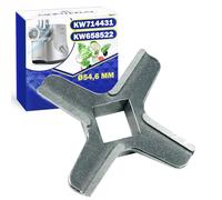 MONTERAL Lama Tritacarne Ø54,6 mm in Acciaio Inox Ha Il Codice Originale KW658522 KW714431 per Kenwood - Garanzia di 10 Anni