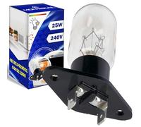 MONTERAL Lampadina Microonde 25W 240V con Codice Originale 481913428051 481213418008 per Whirlpool per Bauknecht C00311360 C00314704 per Indesit per Ariston