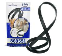 MONTERAL Nastro Dentato per Macchina per Il Pane 518x8 mm con Codice Originale 869551 per Unold - Garanzia di 10 Anni