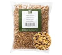 Monterey Bay Herb Co. Radice di zenzero tagliata e setacciata | Spezie pungenti | Aggiungi agli alimenti | Uso in bagno e scrub per il corpo (1/4 libbre, C/S)
