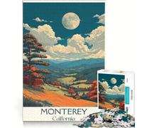 Monterey, California Puzzle per adulti da 1000 pezzi | Perfetto per decorare imparare ed imparare un'ottima idea regalo per tutta la famiglia 26x38cm