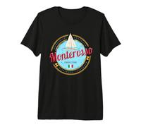 Monterosso Cinque Terre La Spezia Retro Italia Souvenir Maglietta Premium