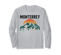 Monterrey Mexico Retro Travel Cerro de la Silla Mexicano Maglia a Manica