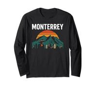 Monterrey Mexico Retro Travel Cerro de la Silla Mexicano Mex Maglia a Manica