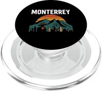 Monterrey Mexico Retro Travel Cerro de la Silla Mexicano Mex PopSockets PopGrip per MagSafe
