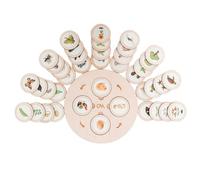 Montesori Life Cycle Puzzle-Montesori Life Growth Cycle Board, Animal Figure Matching Game | Puzzle in Legno con Cinque griglie come all'apprendimento precoce per 3 4 di 6 anni all'età