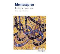 MONTESQUIEU LETTRES PERSANES