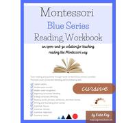 Montessori Blue Series Reading Workbook - Cursive