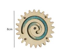 Montessori Busy Board Gearwheel Scheda di attività per la prima educazione