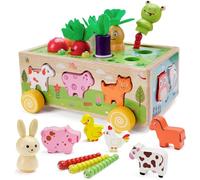 Montessori Cubo Multiattivita Legno Giochi Bambini Bimbi Regalo Bambina Neonata Femmina Gioco Bambino Giocattoli Bimbo Bimba Neonati Maschio Autismo Interattivi 1 2 3 4 5 6 anno anni Interattivi