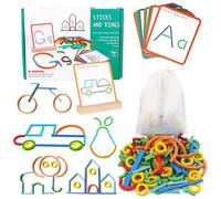 Montessori giocattolo educativo a partire dai 3 anni, giocattolo montessori, geoboard in legno, giochi educativi prescolari, forma di riconoscimento del colore, giocattolo educativo regalo 2 3 4 5 6 7