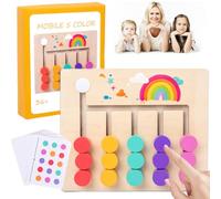 Montessori Giocattolo in Legno, 3-7 anni Ragazzi e ragazze Imparano i giochi ordinamento dei colori, migliorare capacità motorie e pensiero logico, per Ragazzi Ragazze 3 4 5 6 7 Anni