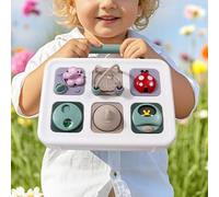 Montessori Giocattolo Multifunzione Life Skills Busy Board per Bambini