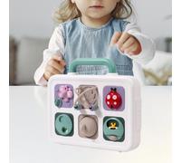 Montessori Giocattolo Multifunzione Life Skills Busy Board per Bambini