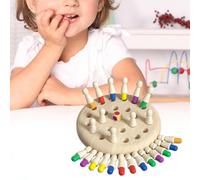 Montessori Matching Sticks Toy Legno Memory Matching Chess Game Educational