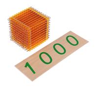 Montessori Matematica Mille Perline Quadrate + 1000 Numeri Per Giocattolo