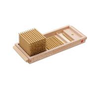Montessori Mille Perle Cube - Materiale per Apprendimento del Sistema Decimale